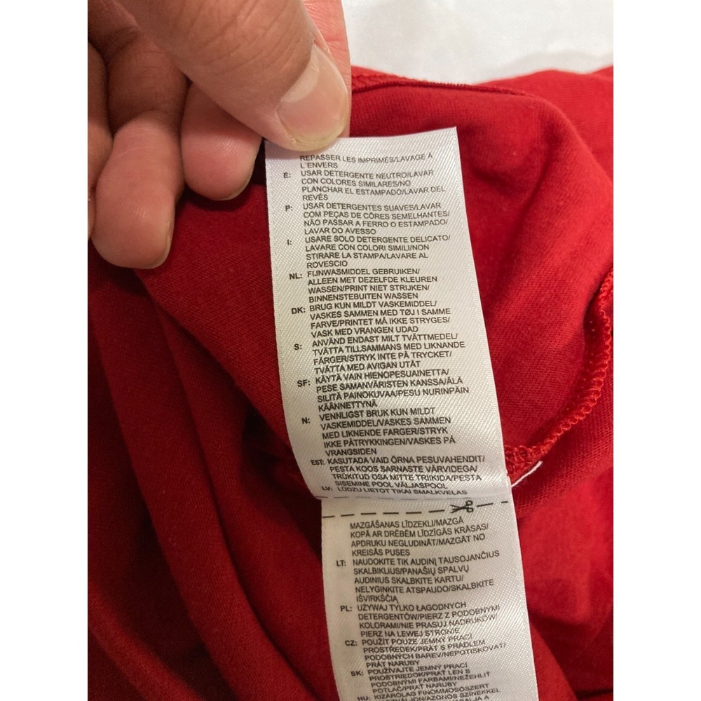 University of Nebraska Cornhuskers Adidas T-Shirt Football Sports Men's Large - Picture 12 of 16